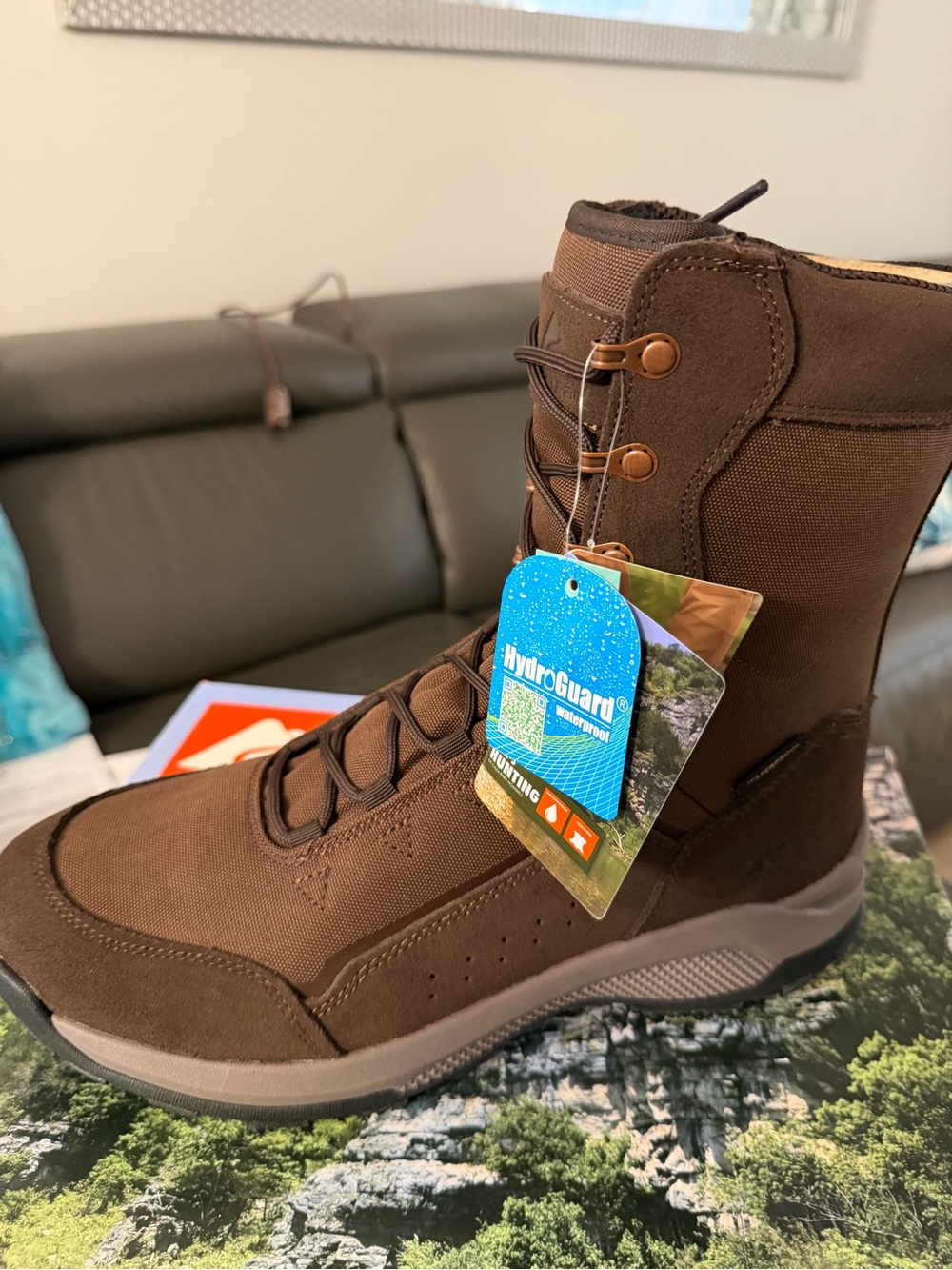 Ozark Trail Brown Men's Outdoor Tactical Boot